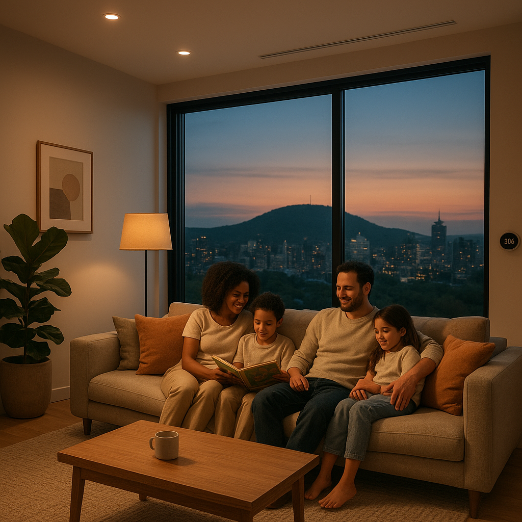 Intérieur moderne et confortable